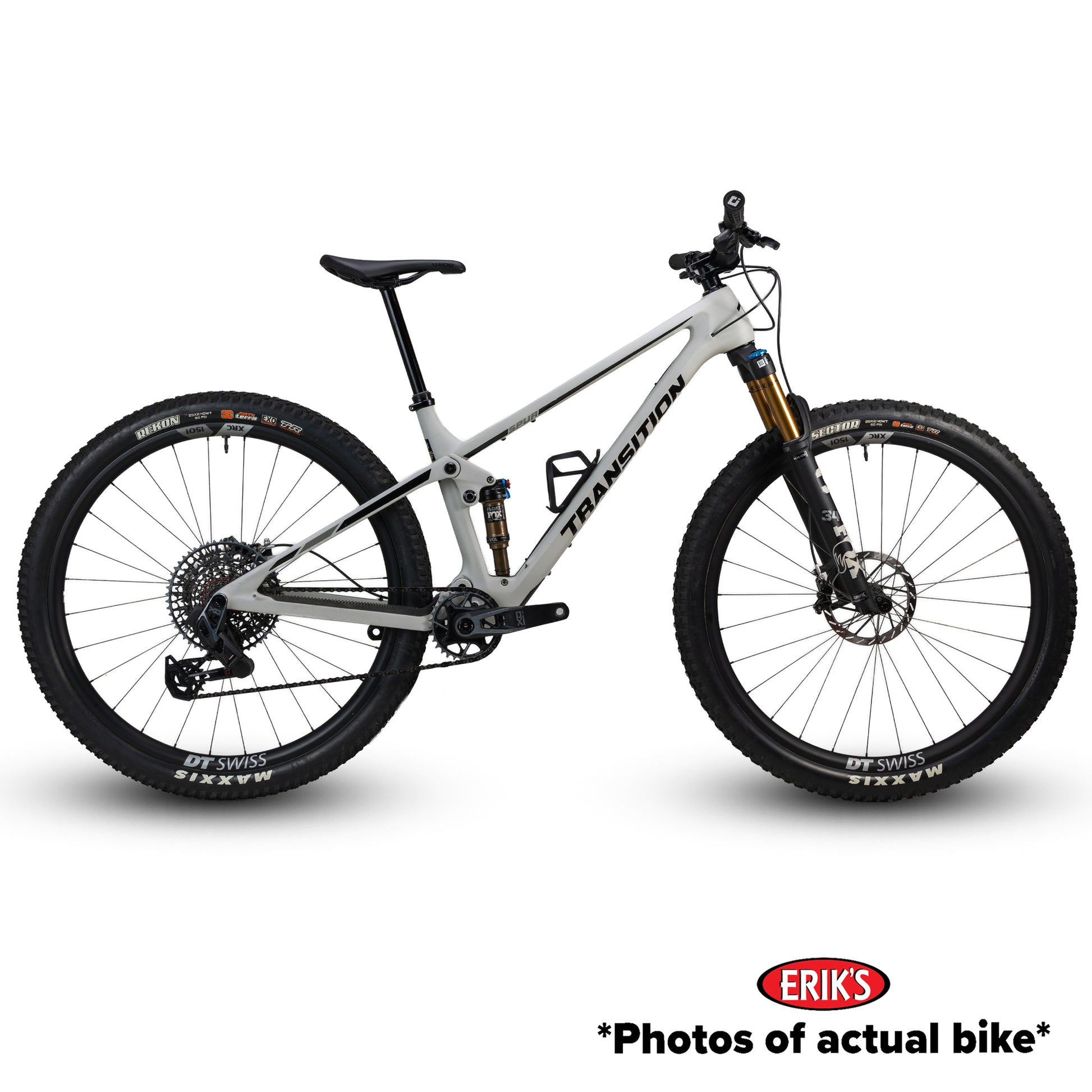 transition demo spur xo axs full suspension mountain bike