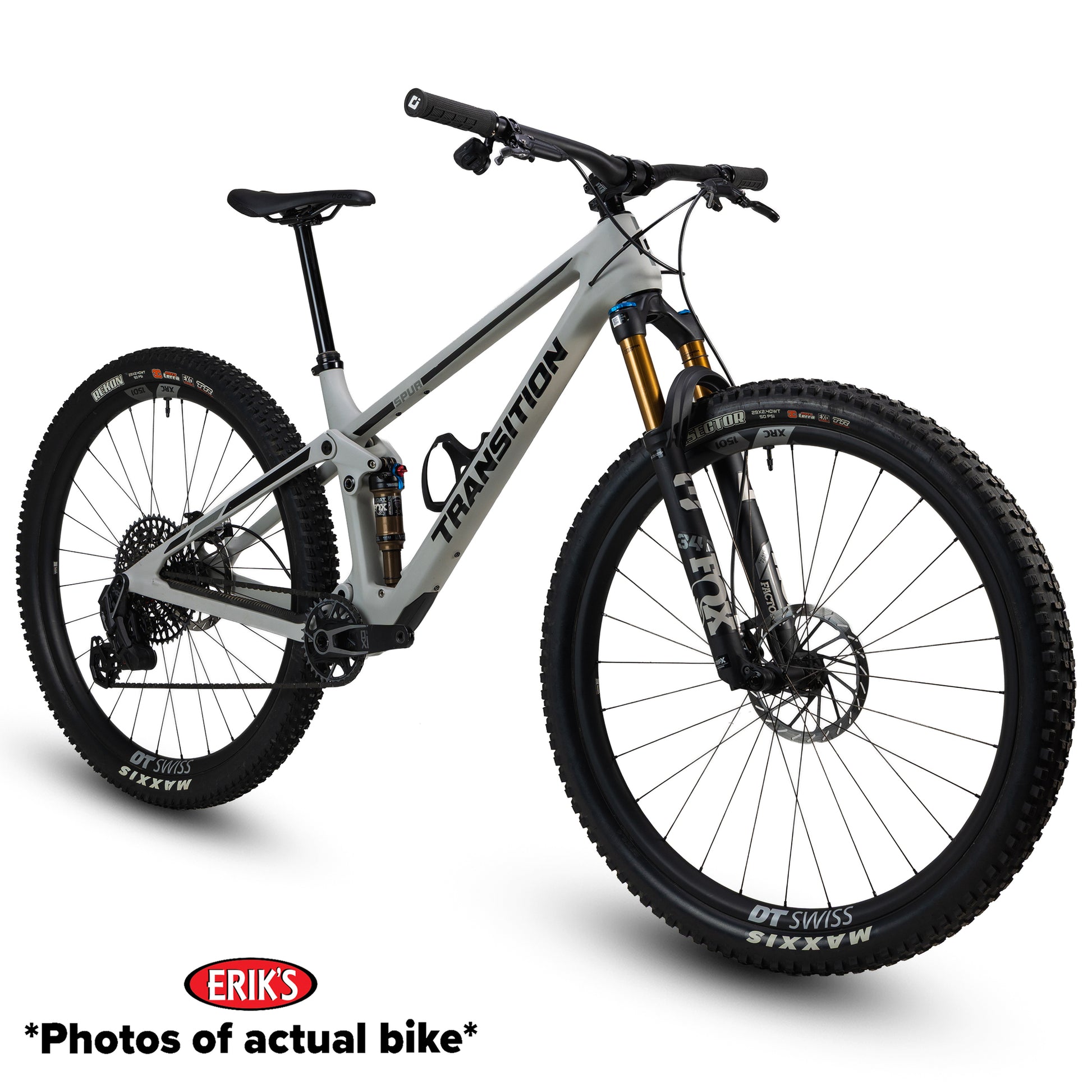 transition demo spur xo axs full suspension mountain bike