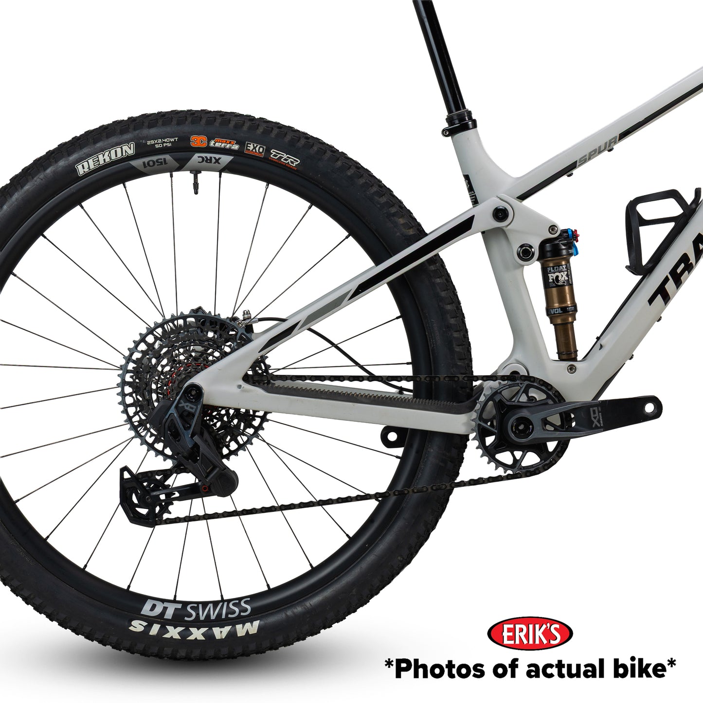 transition demo spur xo axs full suspension mountain bike