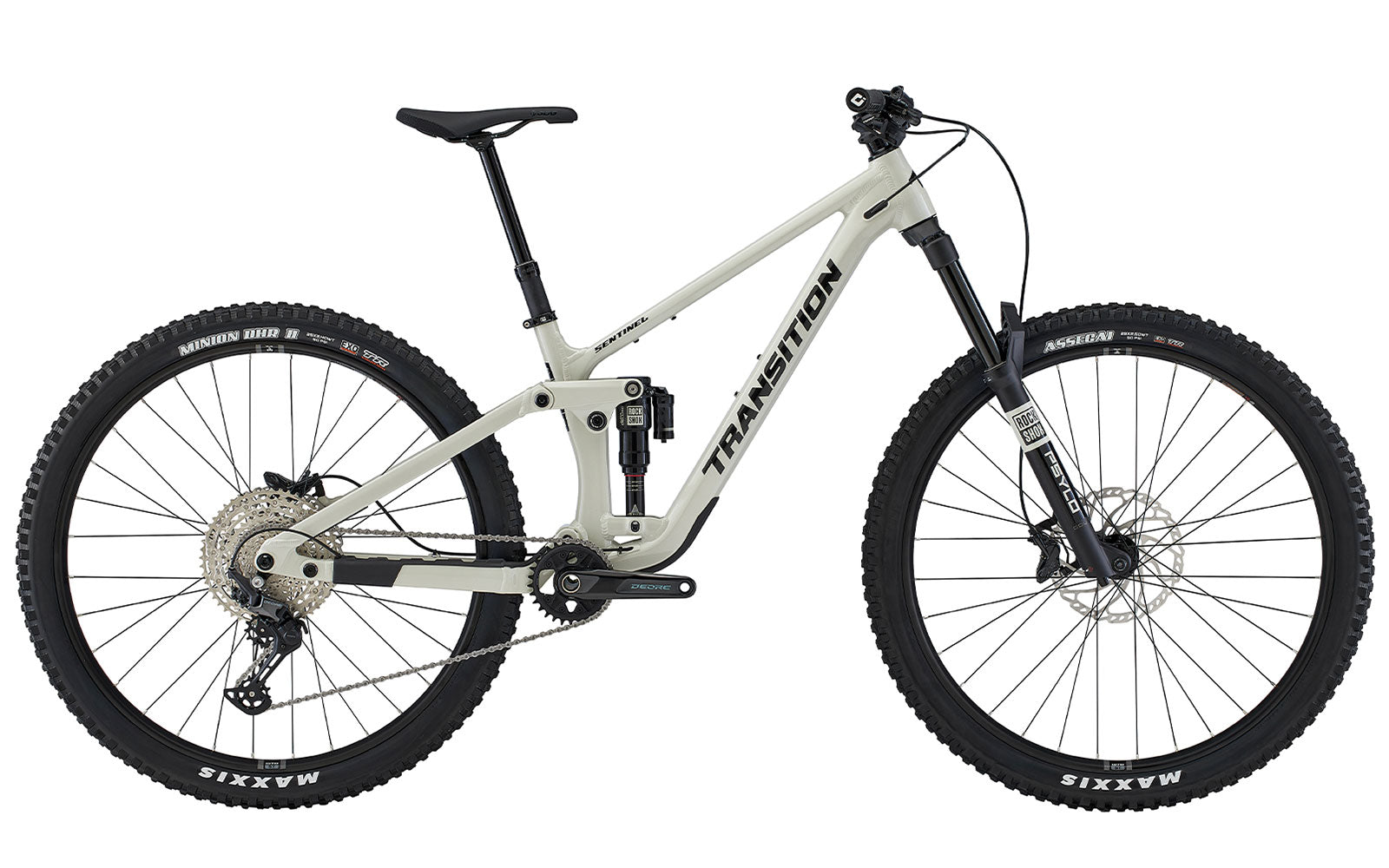 transition 2025 sentinel alloy e90 full suspension mountain bike-color-glacier white