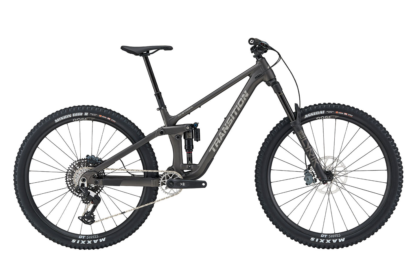 transition 2025 sentinel alloy e90 full suspension mountain bike-color-graphite grey