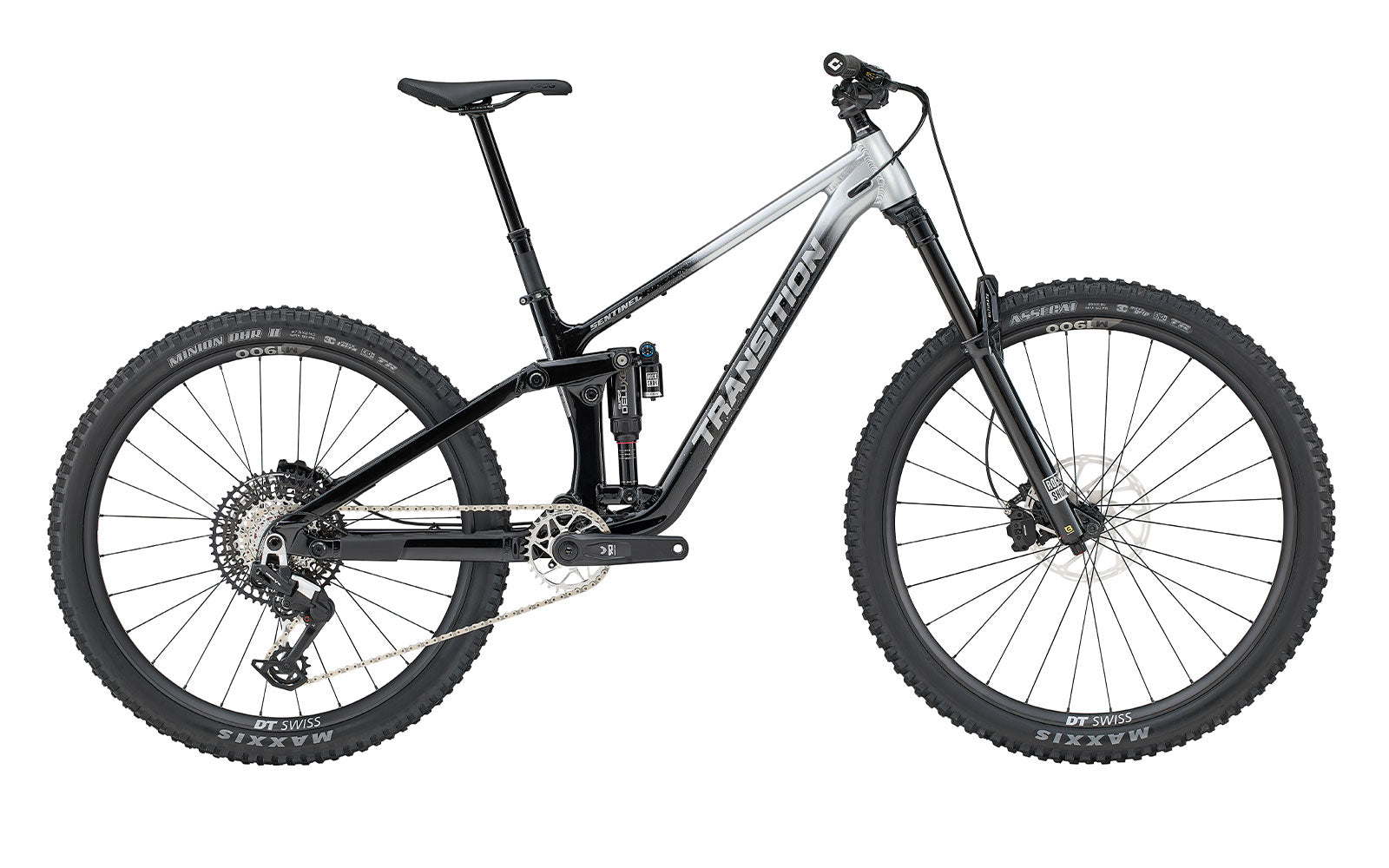 Transition Sentinel Alloy Eagle 90 Full Suspension Mountain Bike Xxl Silver Mist