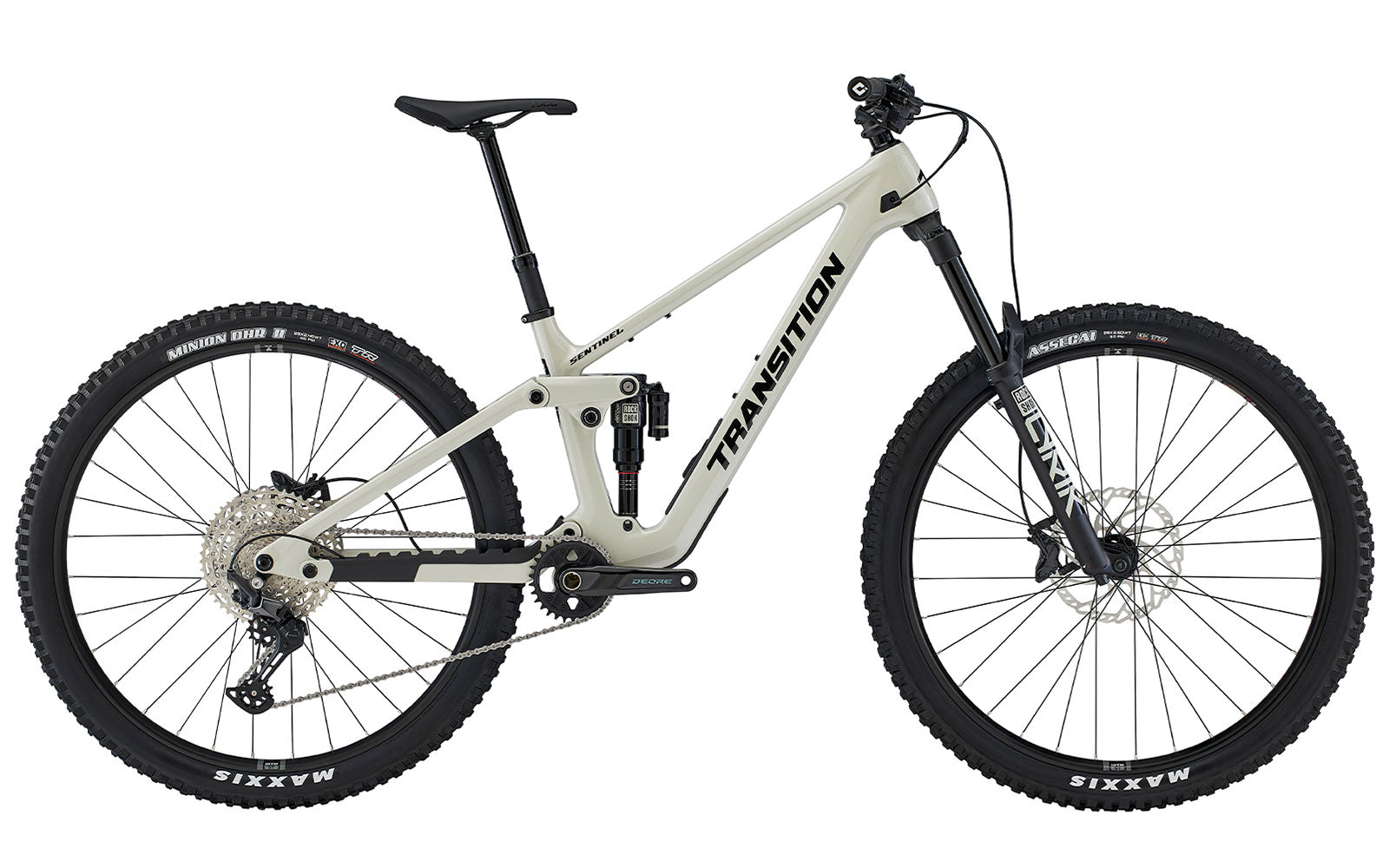transition 2025 sentinel carbon deore full suspension mountain bike-color-glacier white