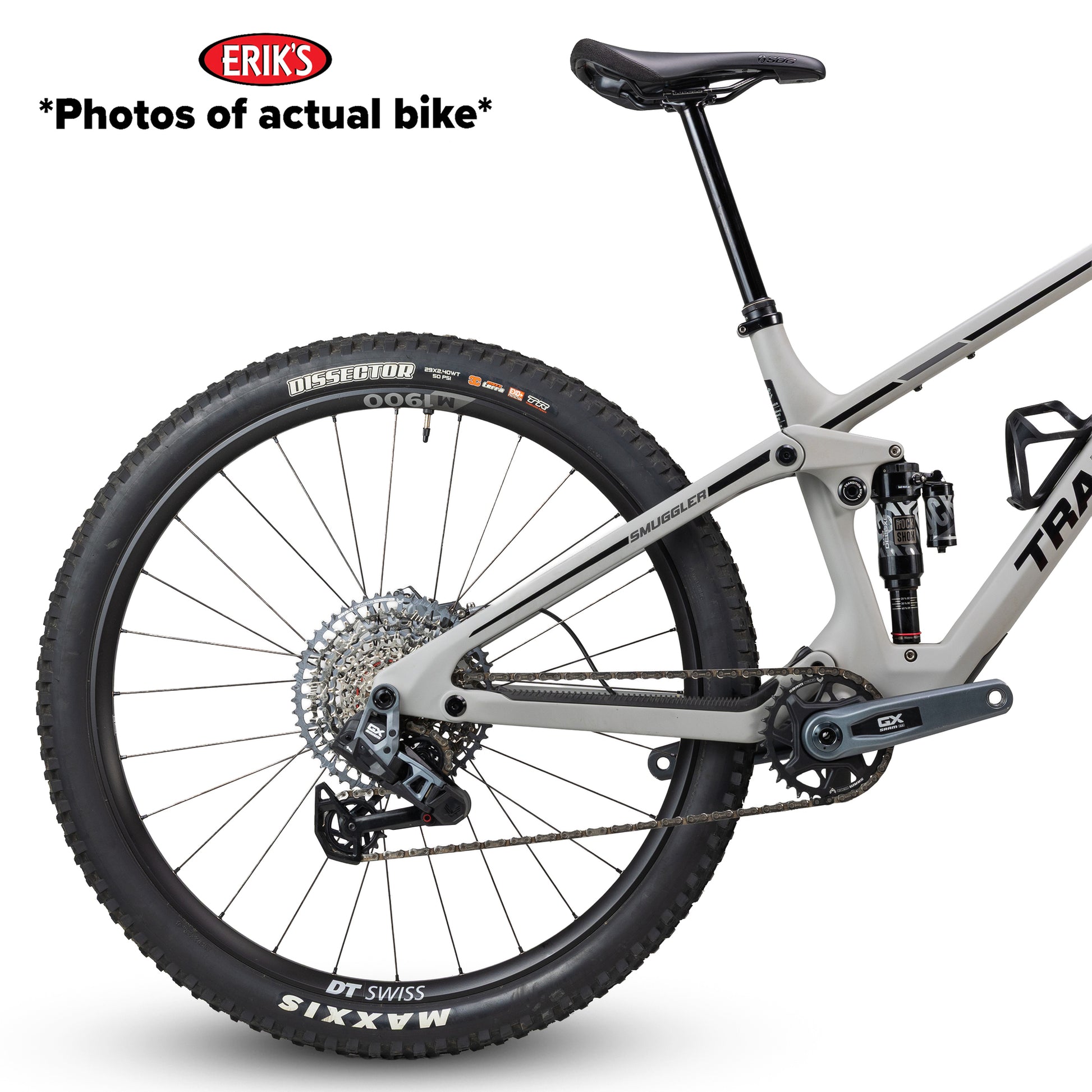 transition 2026 smuggler carbon gx axs full suspension mountain bike