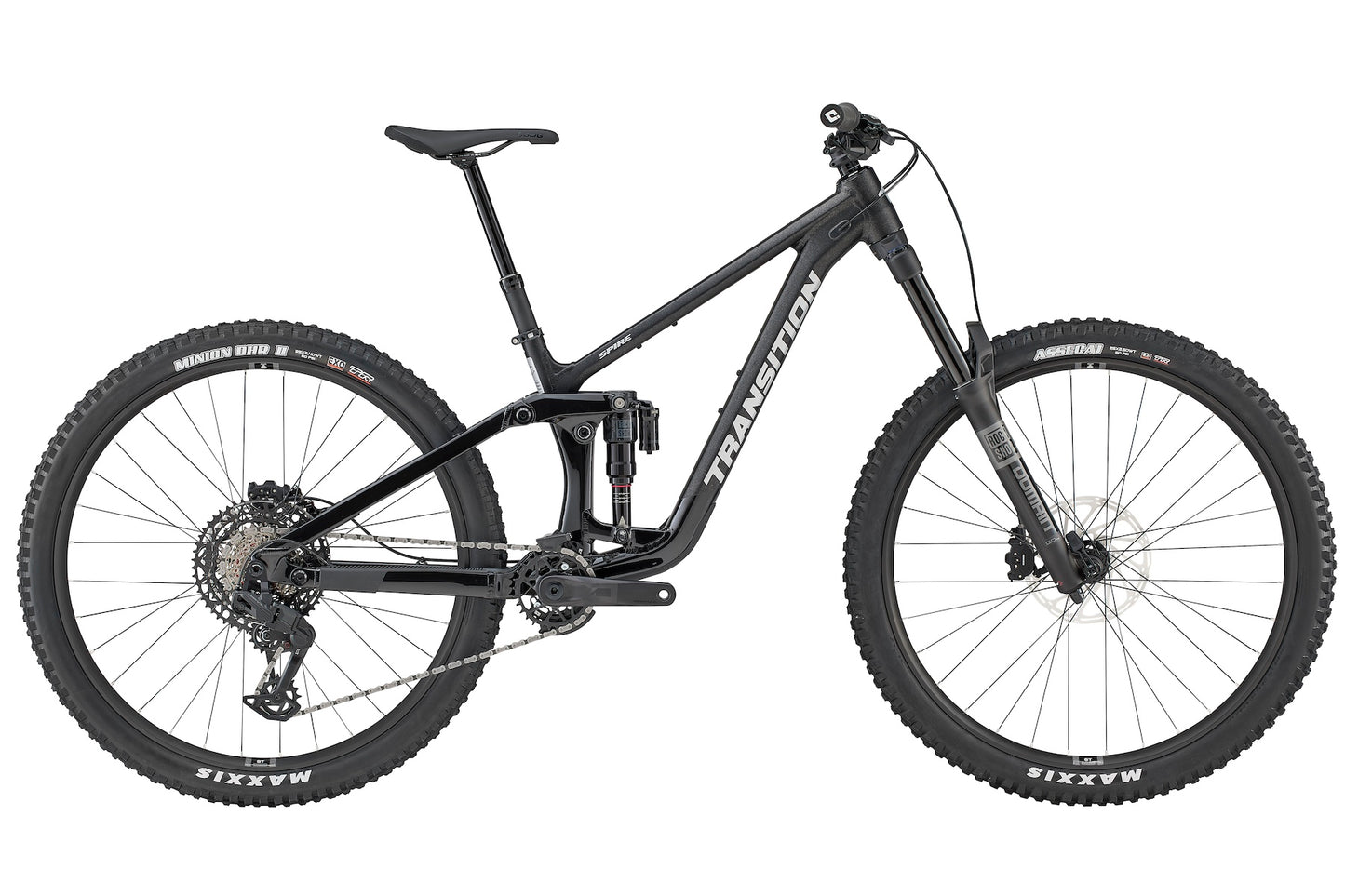 transition transition spire alloy eagle 70 full suspension mountain bike-color-galactic black