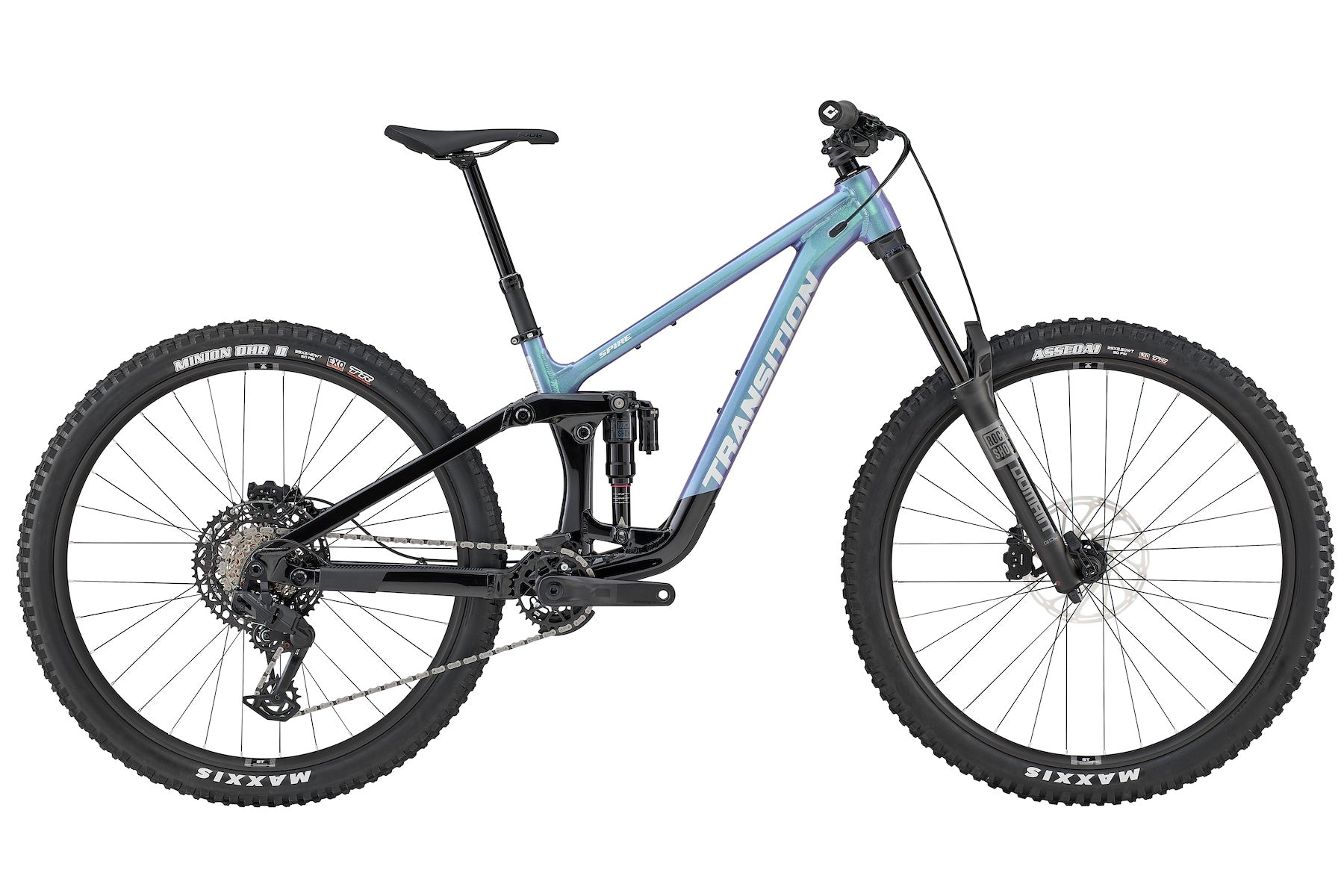 transition transition spire alloy eagle 70 full suspension mountain bike-color-ultra violet