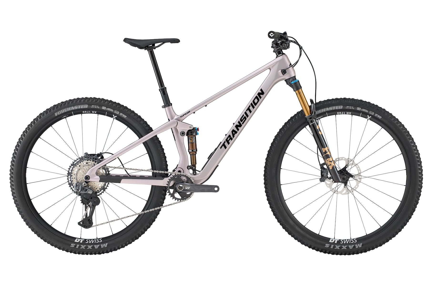 transition spur carbon xt di2 full suspension mountain bike-color-frostberry