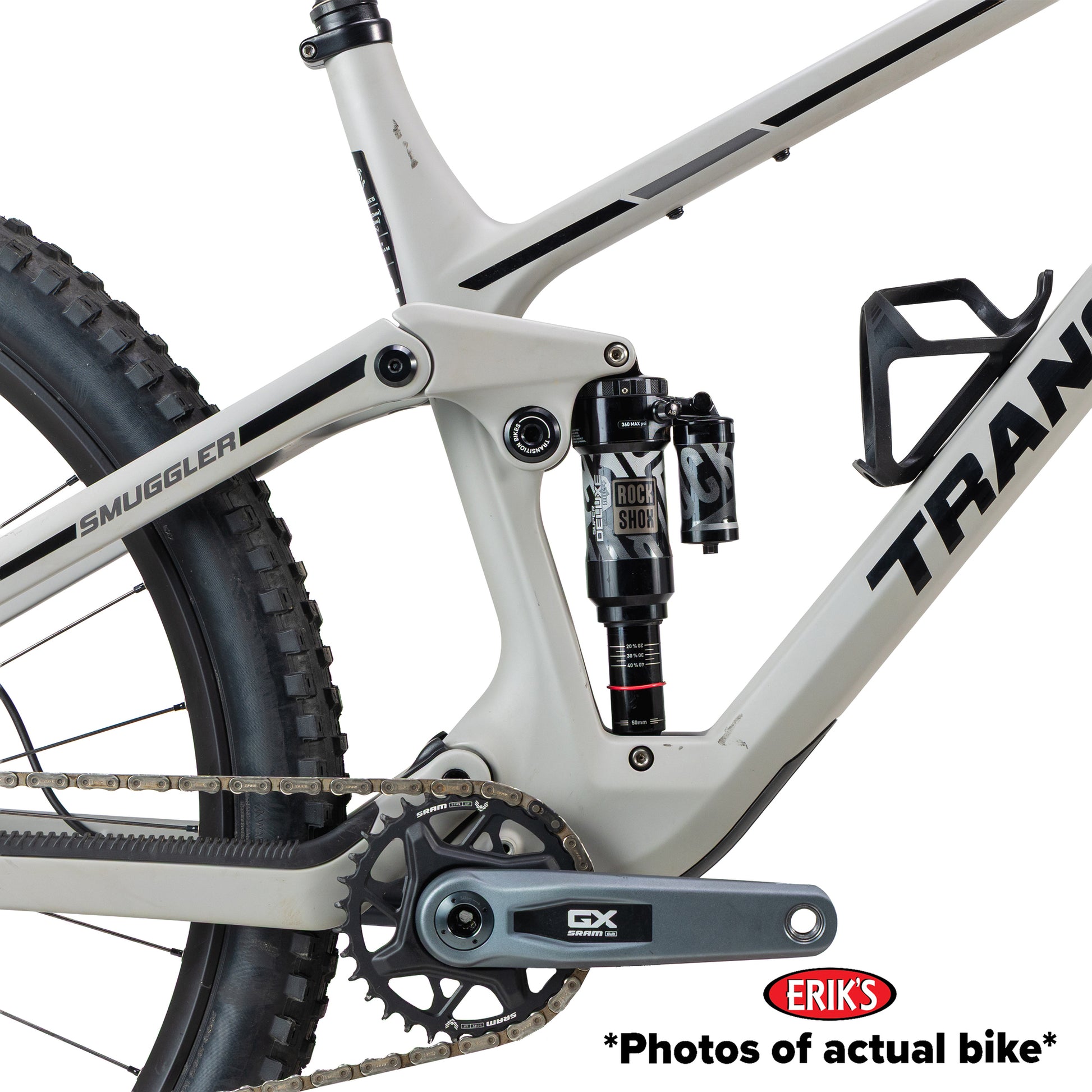 transition used 2026 smuggler carbon gx axs full suspension mountain bike