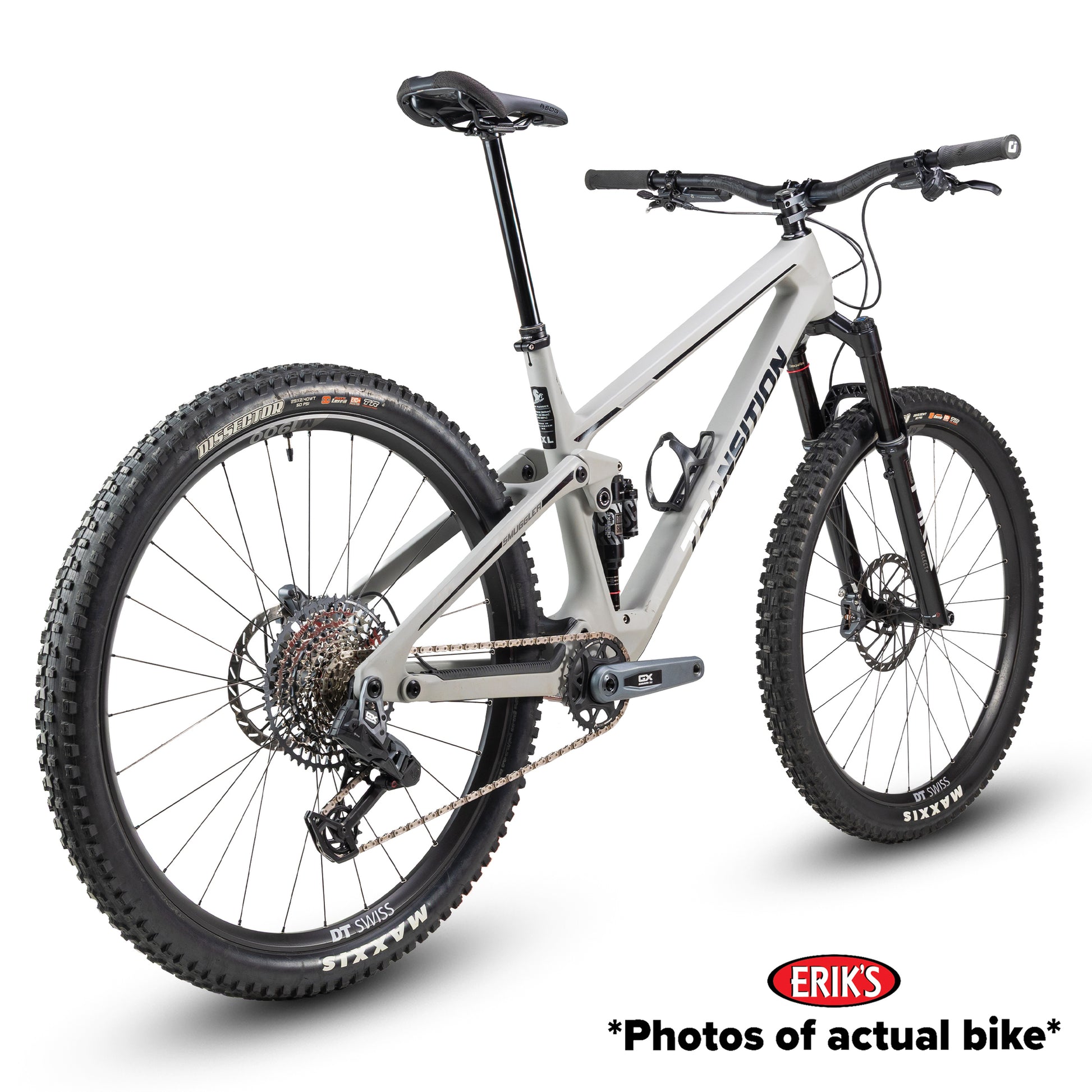 transition used 2026 smuggler carbon gx axs full suspension mountain bike