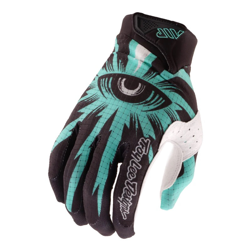 troy lee designs air men’s gloves-color-carbon / real teal