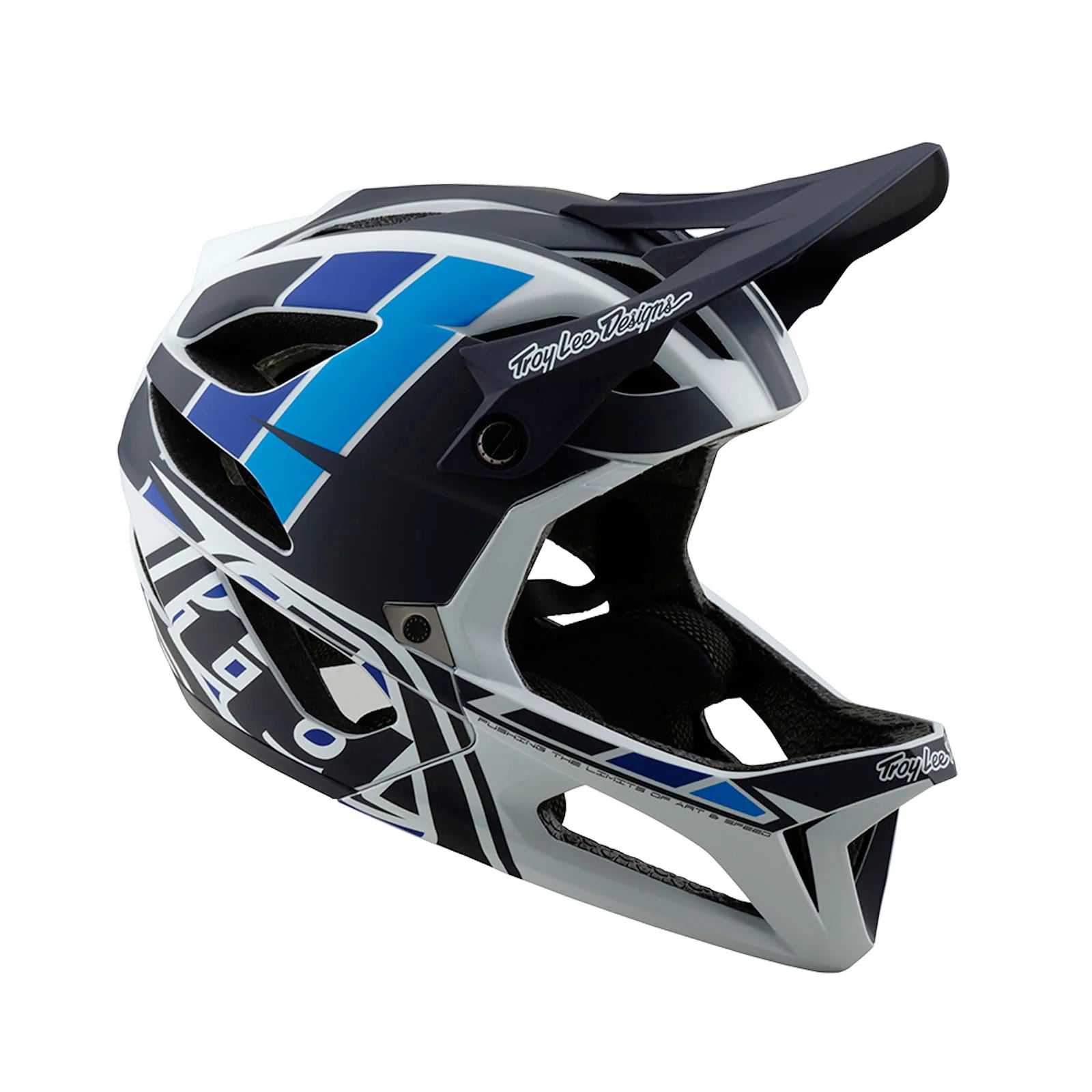 troy lee designs stage helmet-color-blue