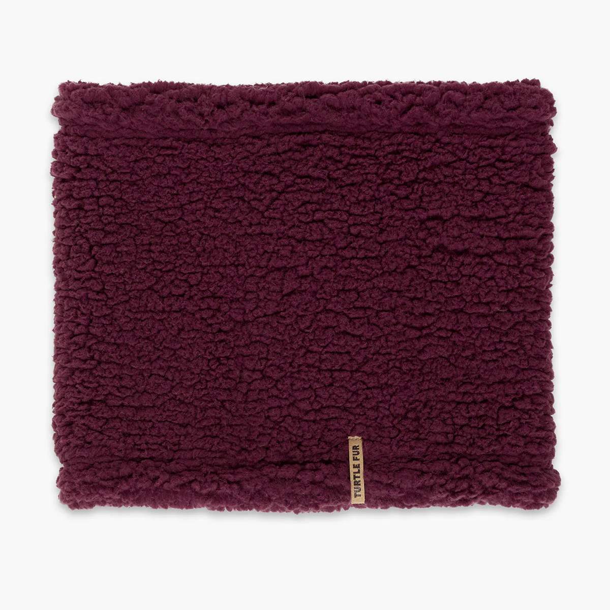 turtle fur comfort lush neck warmer-color-black cherry