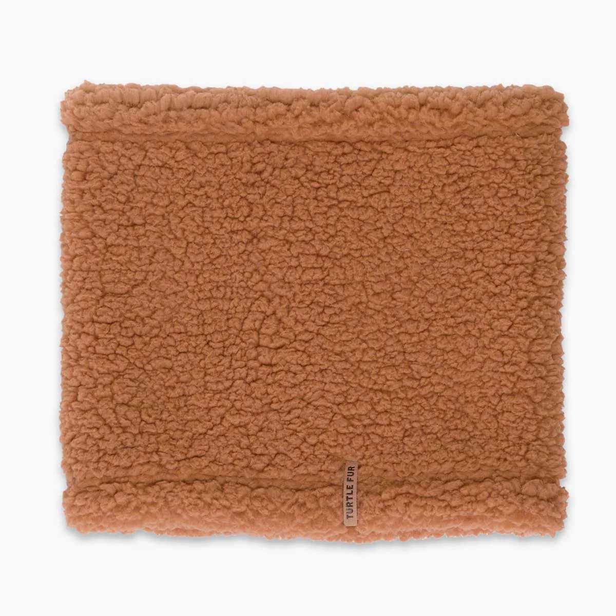 turtle fur comfort lush neck warmer-color-caramel