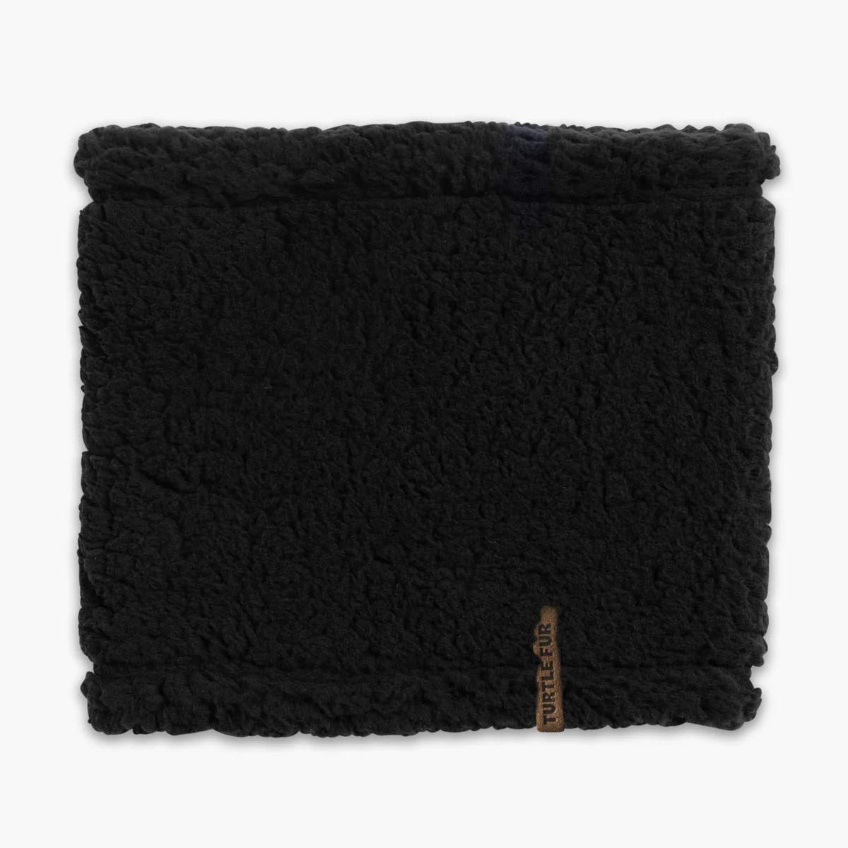 turtle fur comfort lush neck warmer-color-black