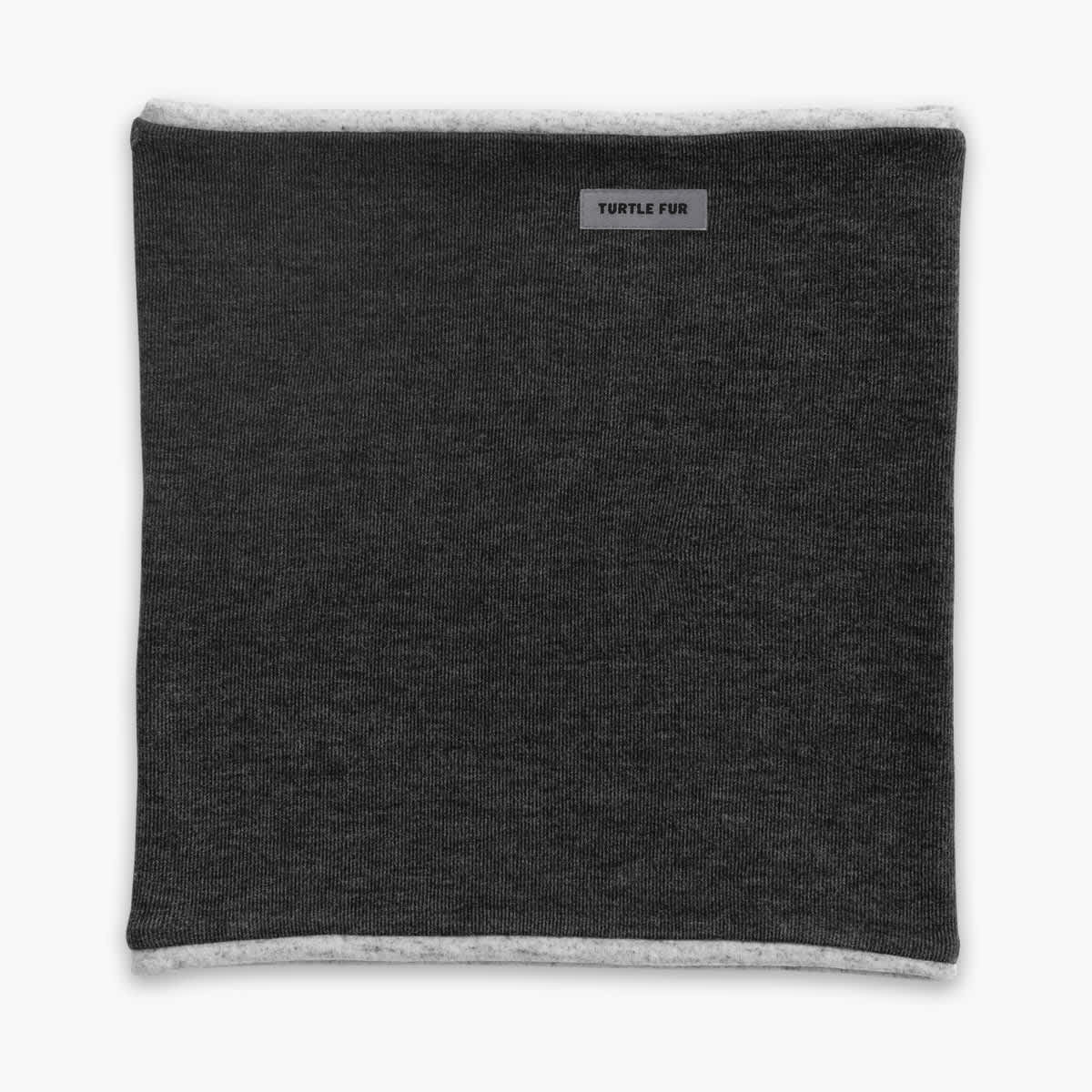 turtle fur comfort luxe double layer face warmer-color-blkblack