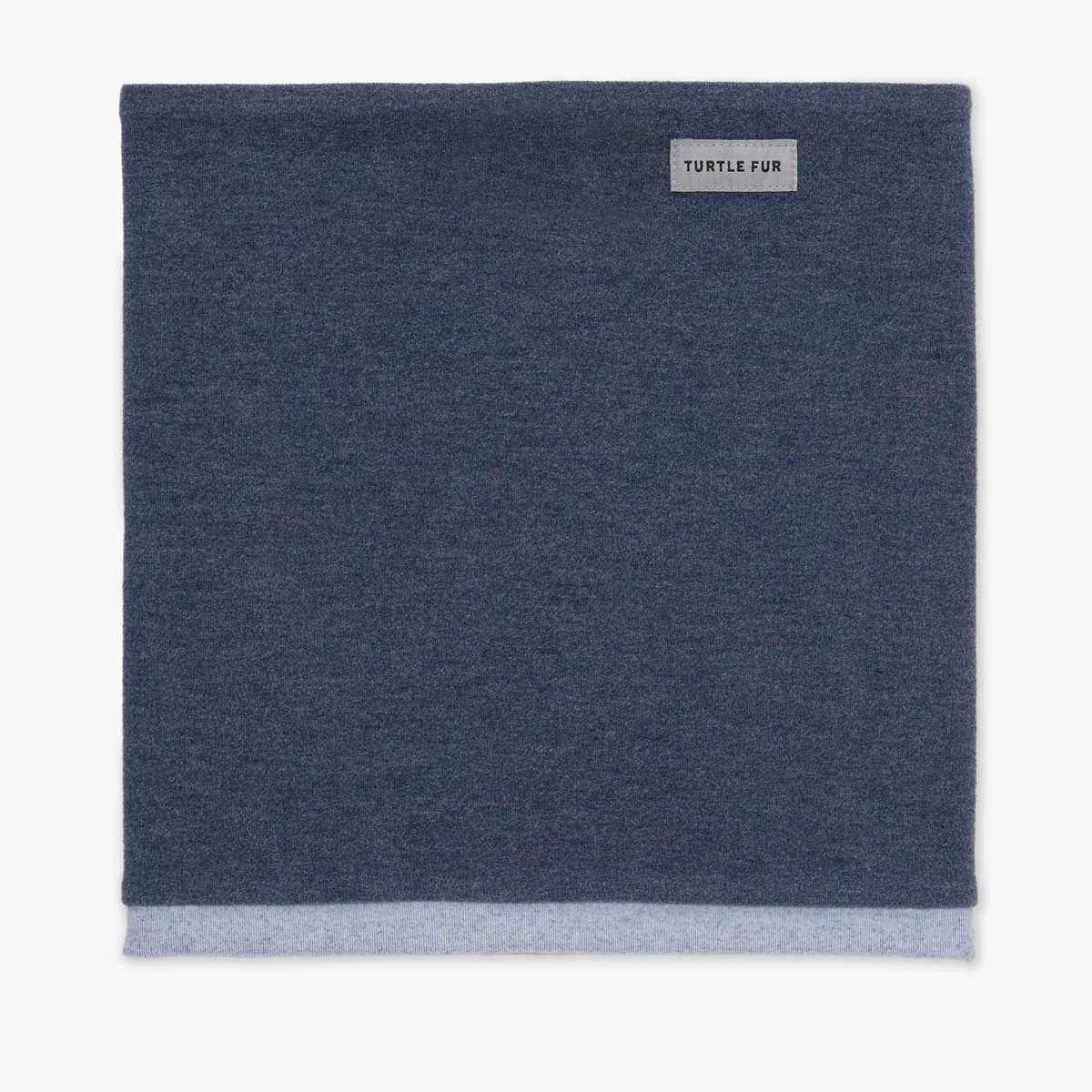 turtle fur comfort luxe double layer face warmer-color-dendenim