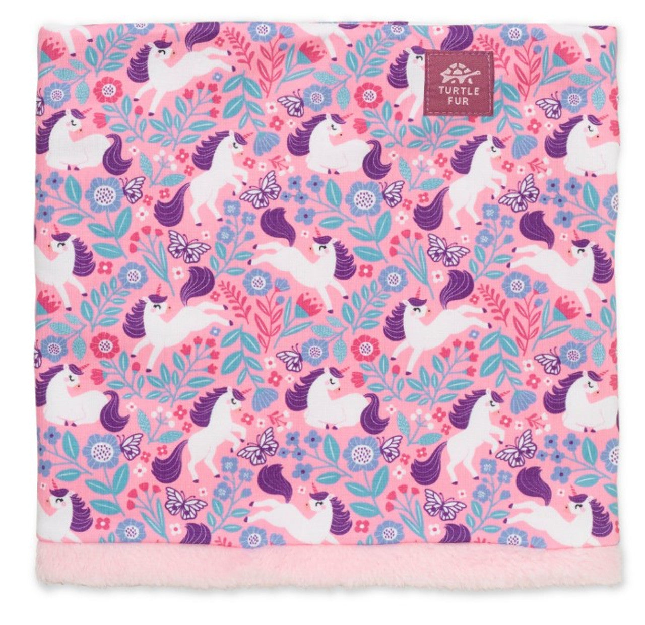 turtle fur kids’ comfort shell neckwarmer-color-unicornucopia