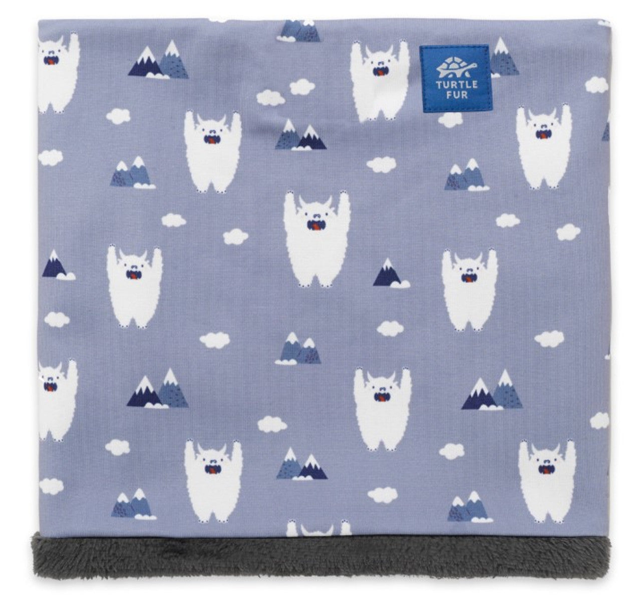 turtle fur kids’ comfort shell neckwarmer-color-snow monster