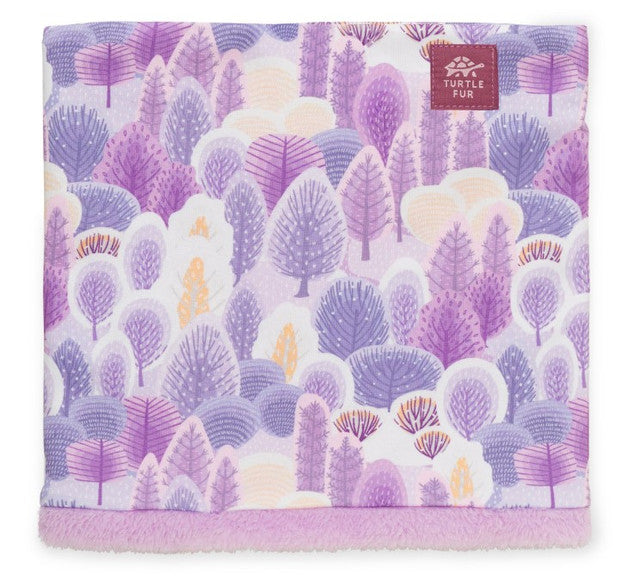 turtle fur kids’ comfort shell neckwarmer-color-cotton candy forest