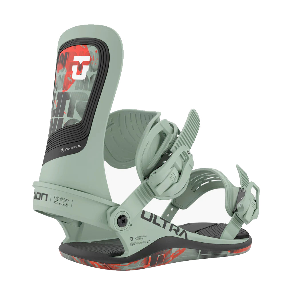 union asymbol snowboard bindings Union Men's Ultra Snowboard Bindings 2026 Sage / L
