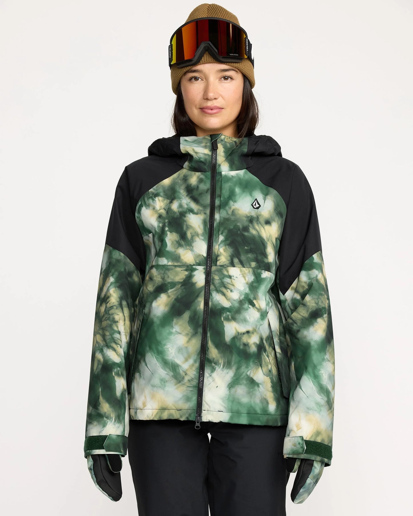 volcom agate insulated jacket-color-grn