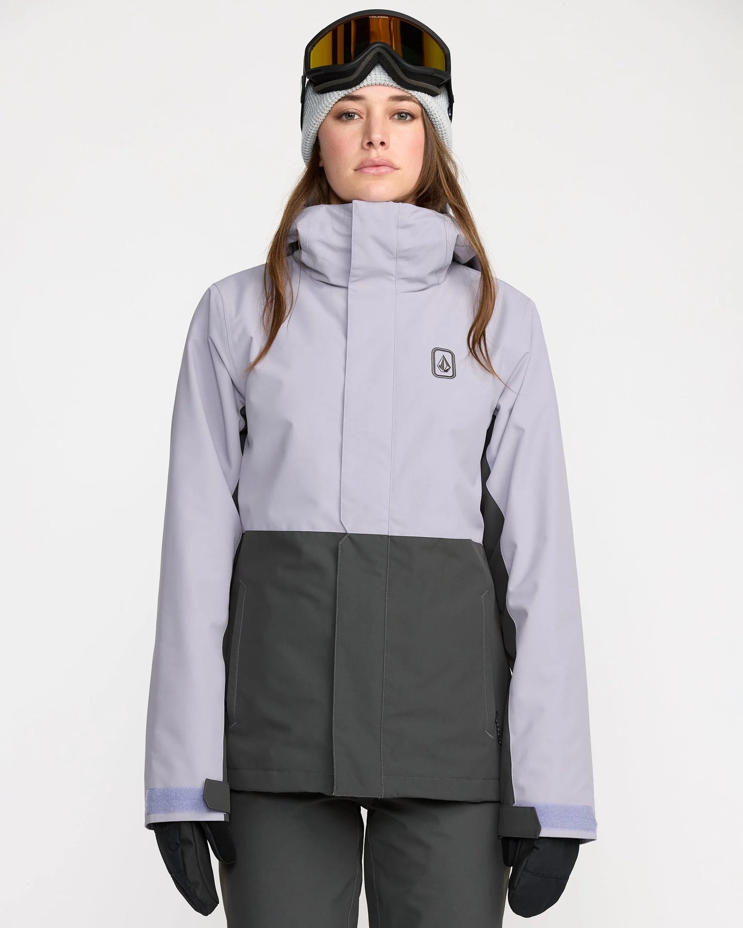 volcom bolt insulated women’s jacket-color-lavender aura