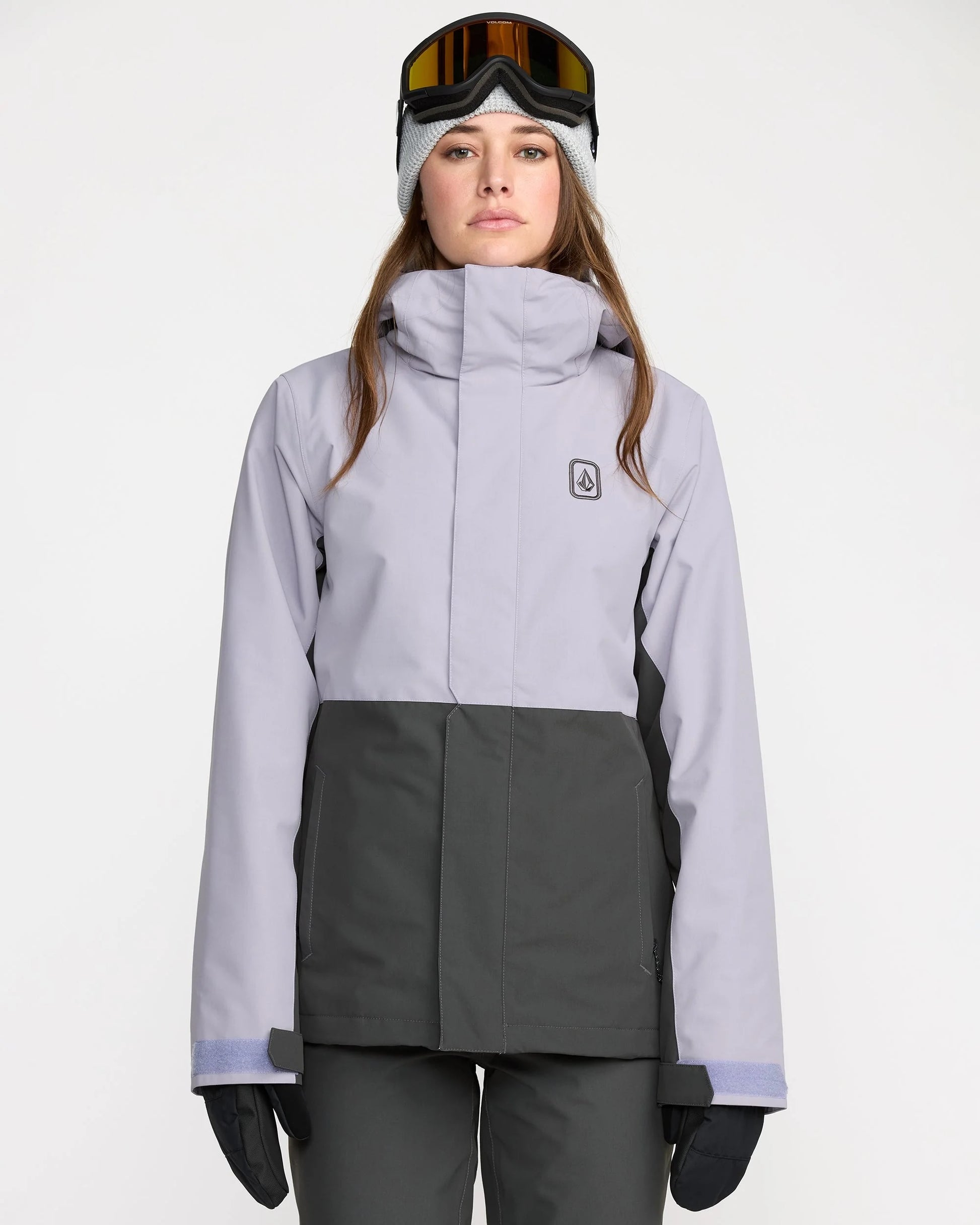 volcom bolt insulated women’s jacket-color-lavender aura