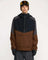volcom brighton pullover jacket-color-brown