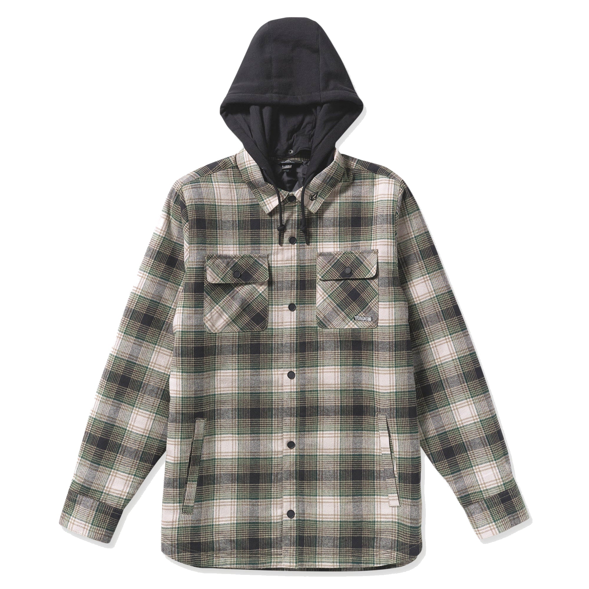 VOLCOM シャツ チェック ダウン L b30635dc4b8ef13c8f3879d724643f
