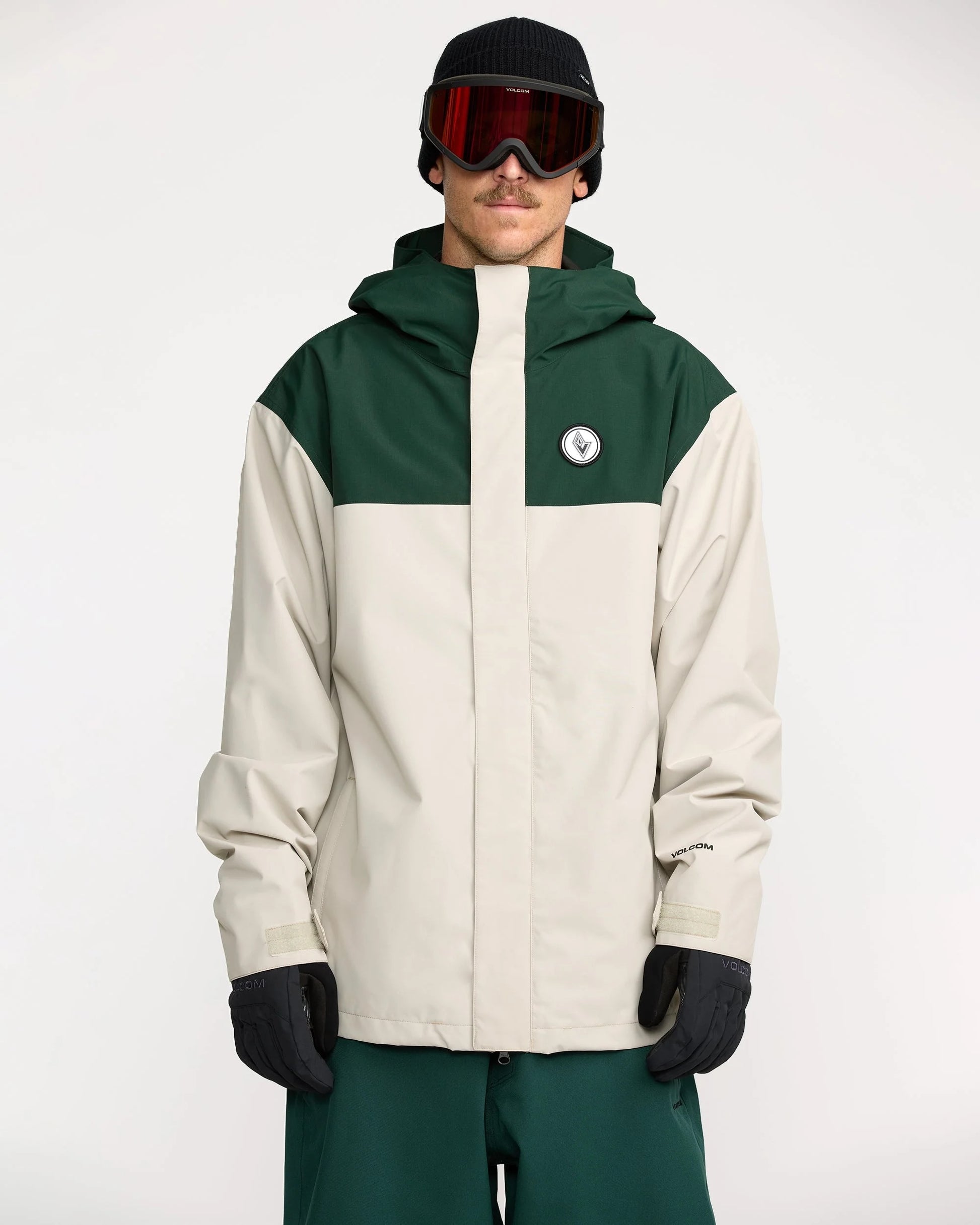 Volcom Men's Buckthreeeighty Jacket Xl Stone