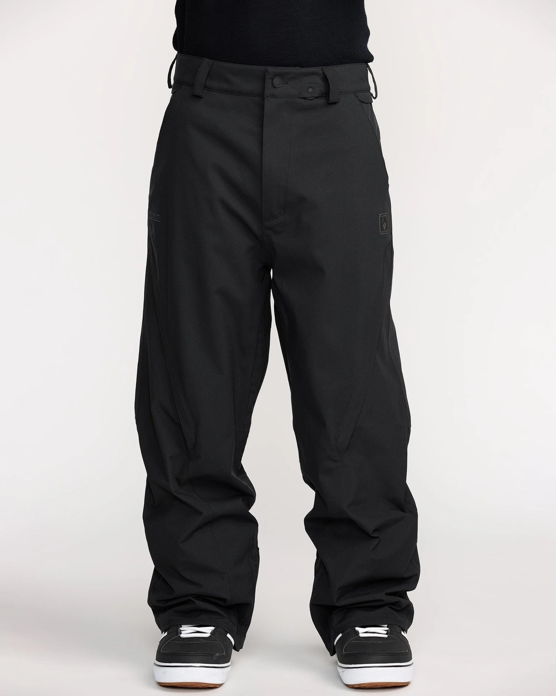 volcom men's kleveland shell pants-color-black