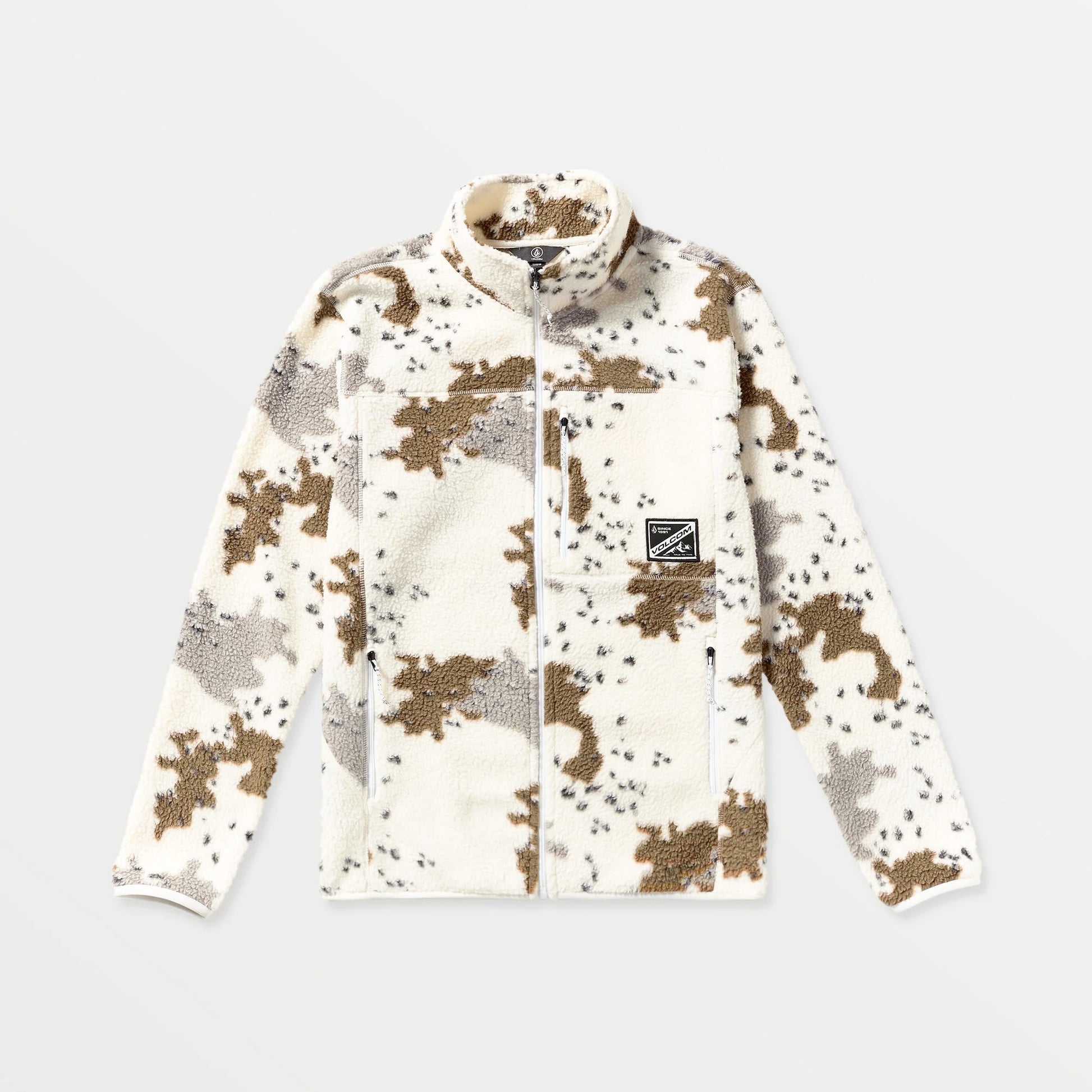 volcom men's nelson sherpa full zip