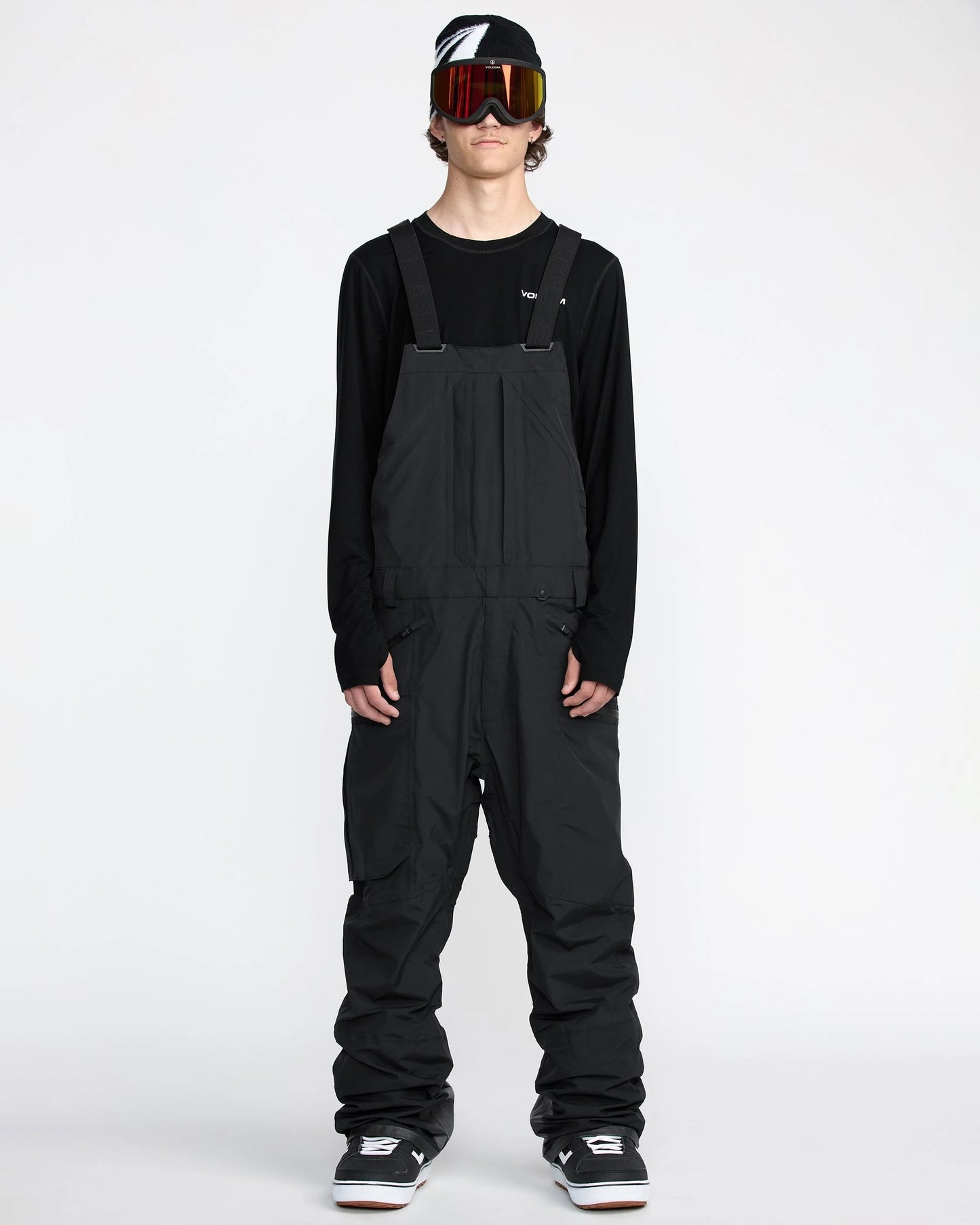 volcom rain gore-tex bib pant-color-blk-size-lxlm