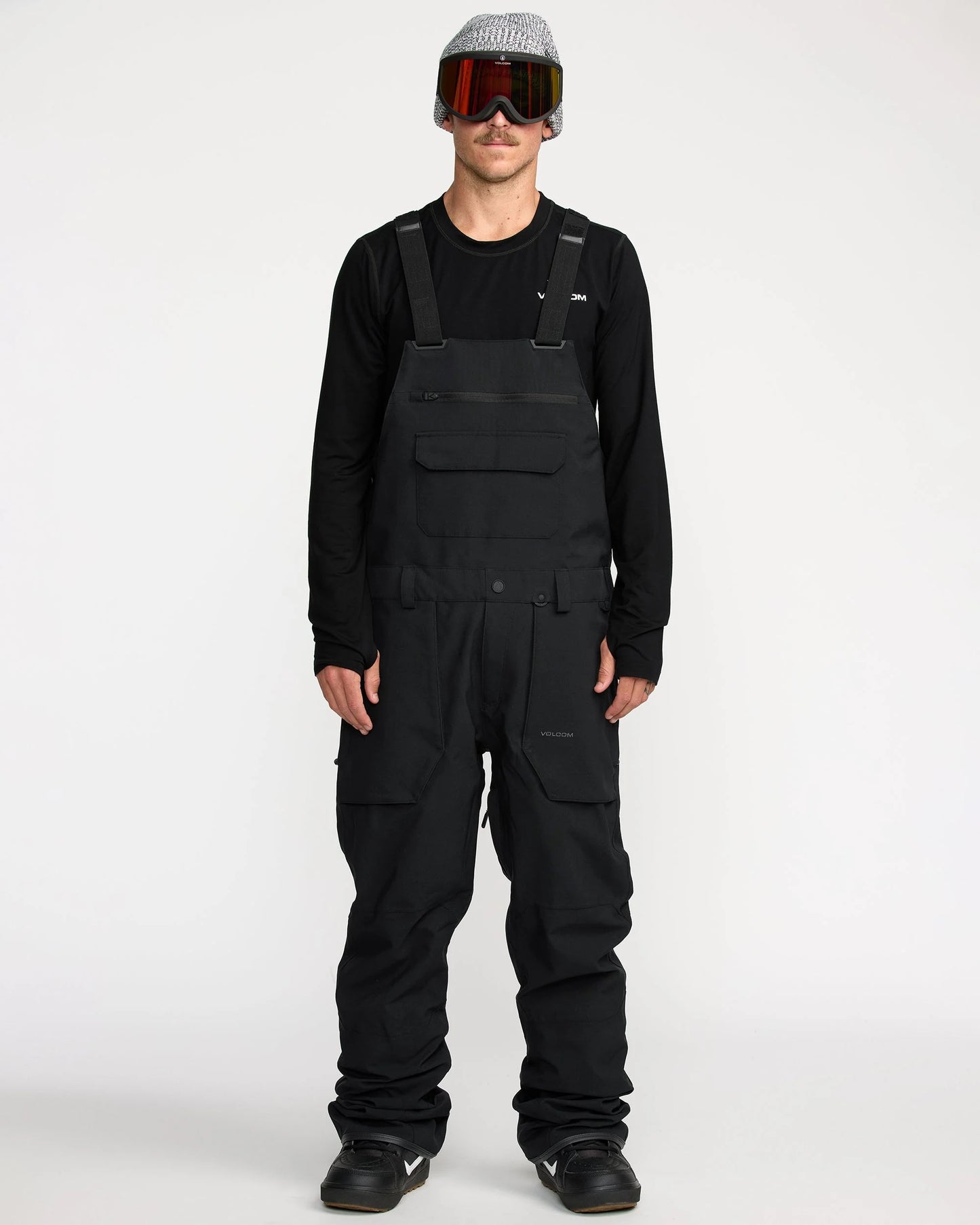 volcom roan bib pant-color-blk-size-l
xl
m