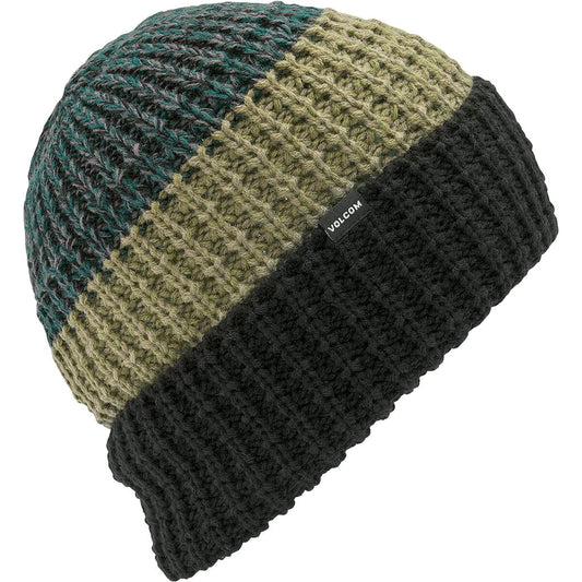 volcom stone chroma beanie-color-black