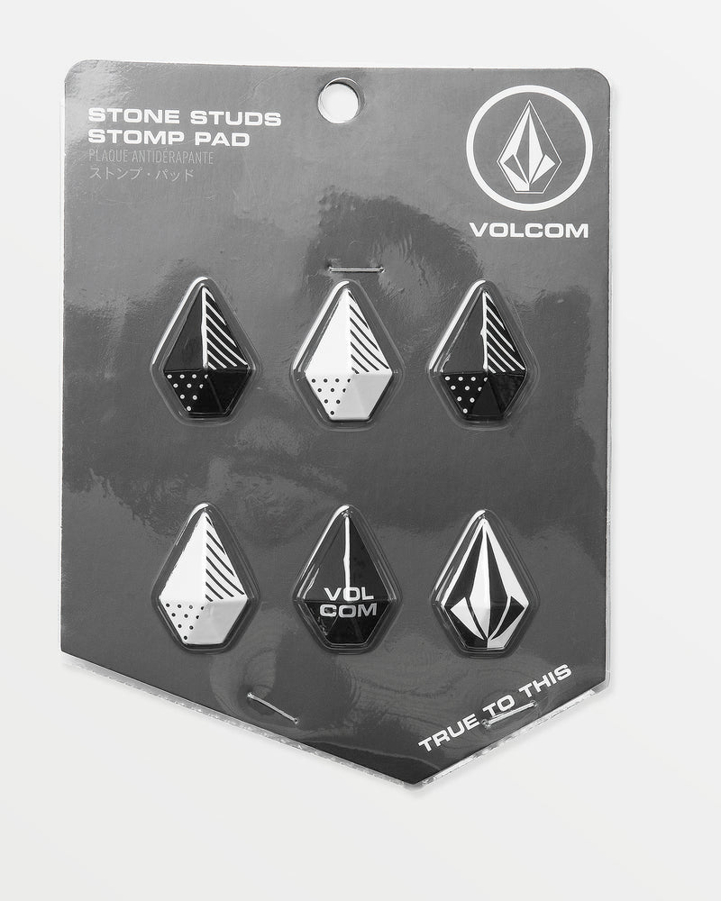 volcom stone studs stomp pad-color-black white