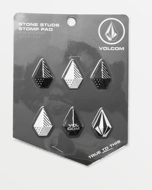 volcom stone studs stomp pad-color-black white