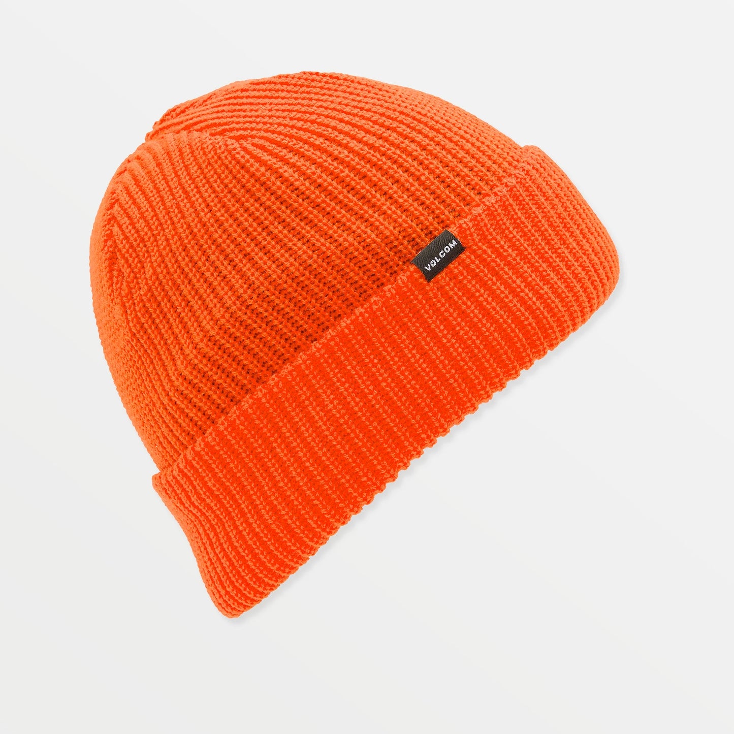 volcom sweep lined beanie-color-orange shock