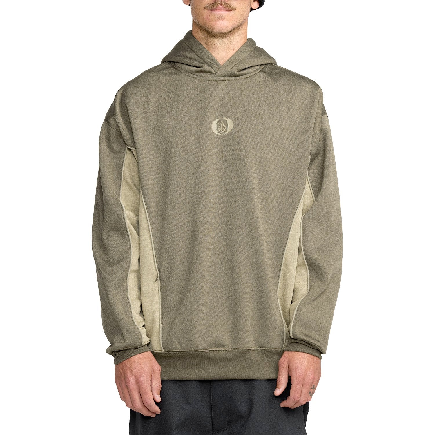 volcom vital hydro hoodie-color-military