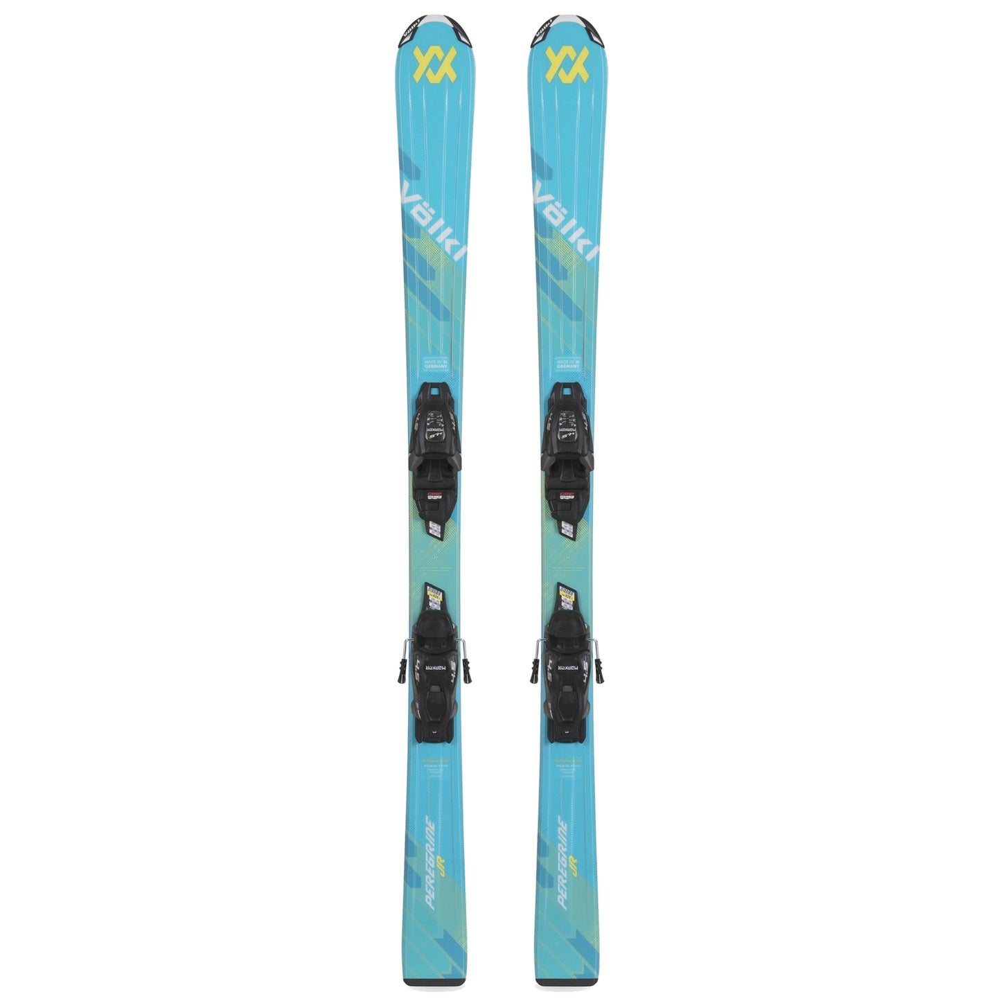 volkl peregrine kids’ skis with v-motion jr. 7.0 bindings 2026