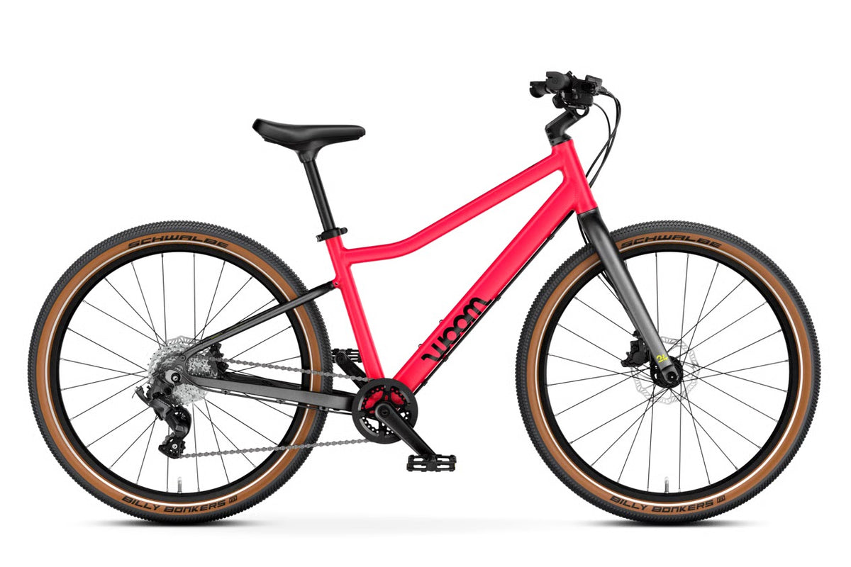 Woom Explore 5 Kids’ Bike 24 Inch Neon Pink