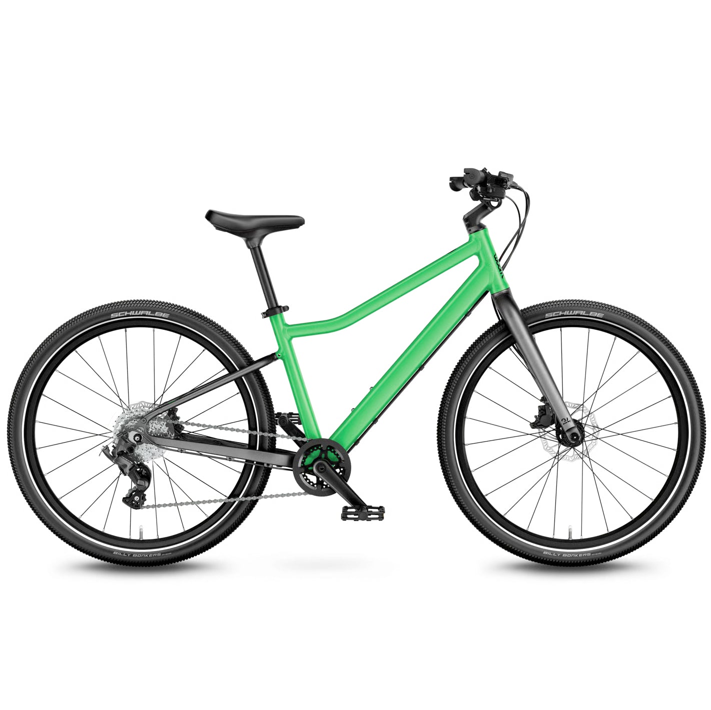 woom explore 5 kids’ bike-color-jungle green