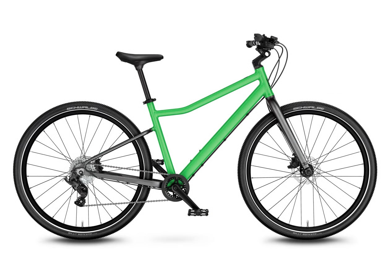 woom explore 6 kid’s bike-color-jungle green