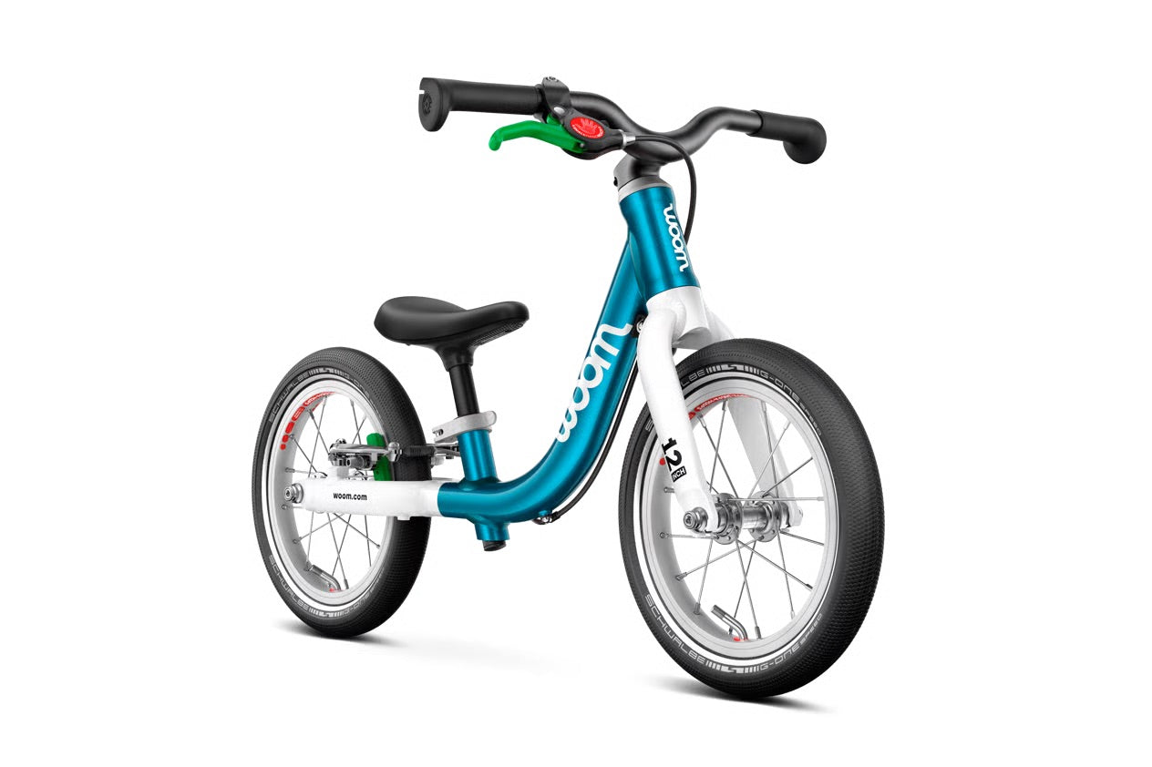 Woom Go 1 Balance Bike 12 Inch Metallic Blue