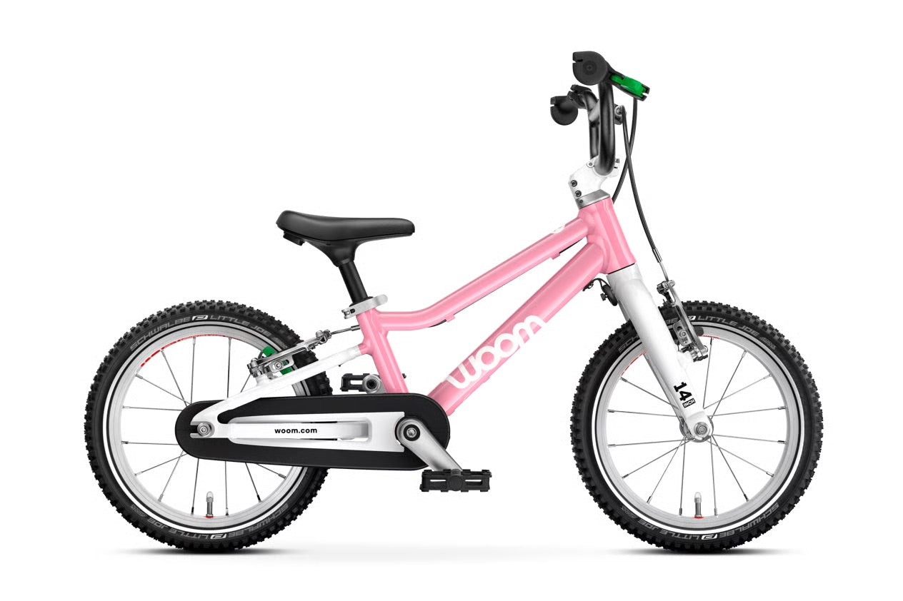 Woom Go 2 Kids’ Bike 14 Inch Powder Pink