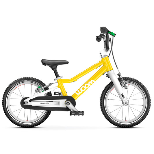 Woom Go 2 Kids’ Bike 14 Inch Vibrant Yellow