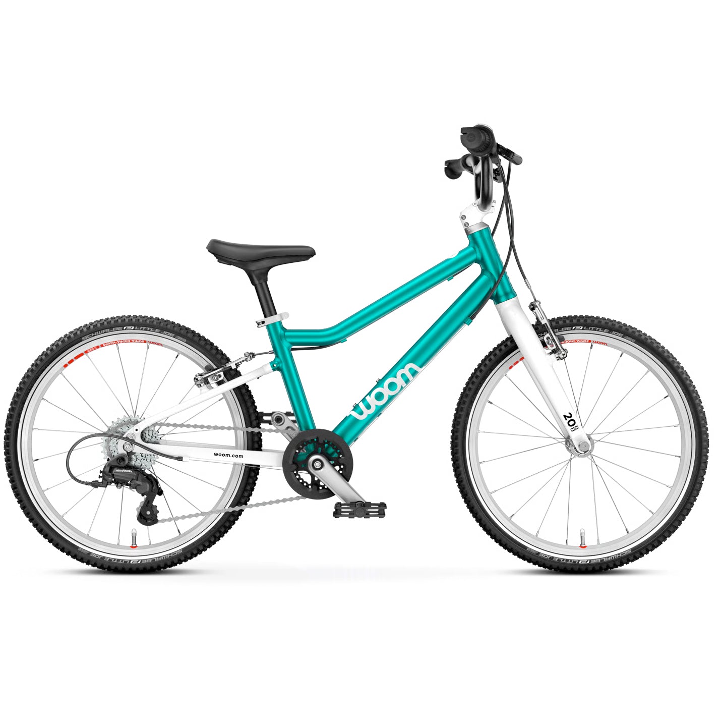 woom go 4 kids’ bike-color-metallic turquoise