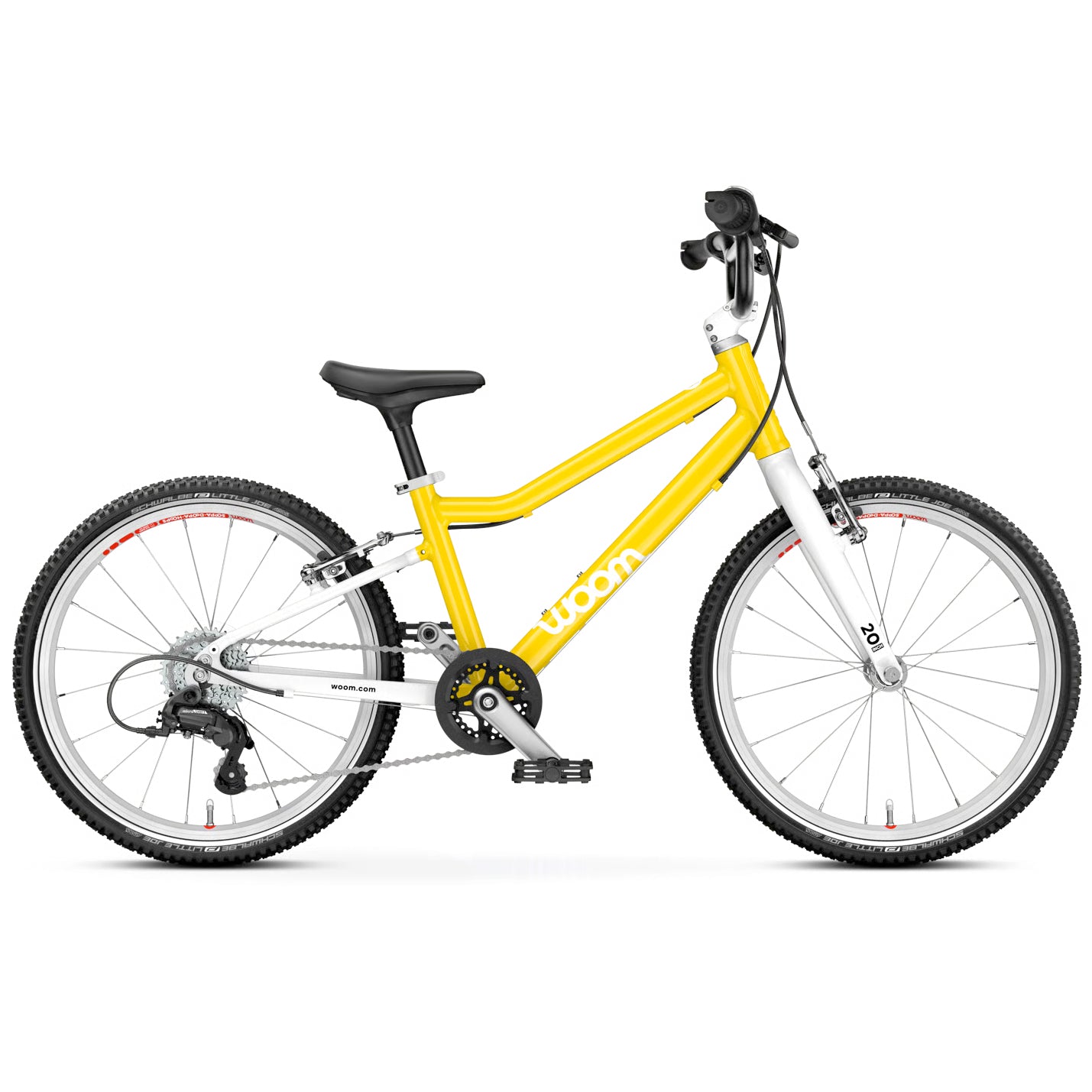 woom go 4 kids’ bike-color-vibrant yellow